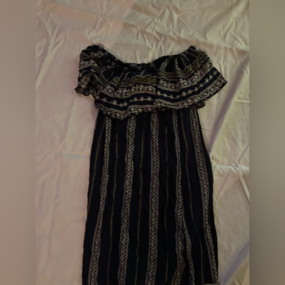 Anthropologie Black and White Patterned Pants